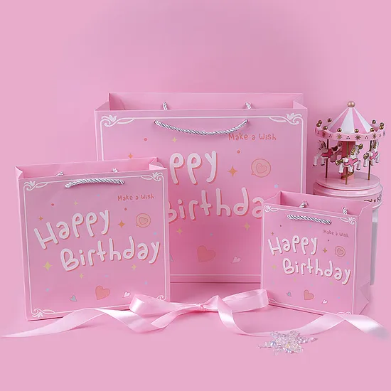 Custom High Quality Cosmetic Paper Printing Shopping Gift Bag
