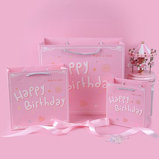 Custom High Quality Cosmetic Paper Printing Shopping Gift Bag