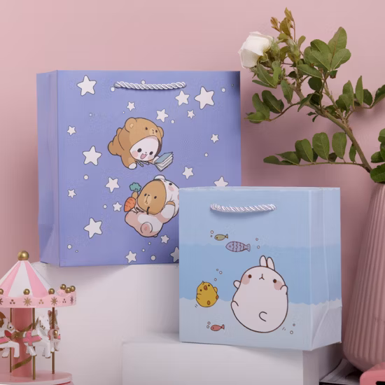 Borsa regalo per la spesa personalizzata con stampa cosmetica di alta qualità
