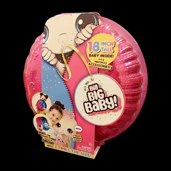 Scatola protettiva personalizzata per imballaggio regalo in plastica con glitter olografico per animali domestici, per esposizione di bambole giocattolo